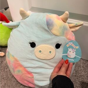 Caedia Squishmallows Pastel Unicorn Plush